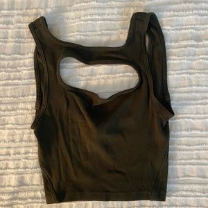 Lululemon Green Crop Top